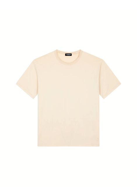 t-shirt dondup uomo US361 JF0358U in jersey beige pe25 DONDUP | T-shirt | US361JF0358U PTD010